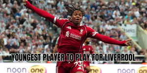 youngest player to play for liverpool